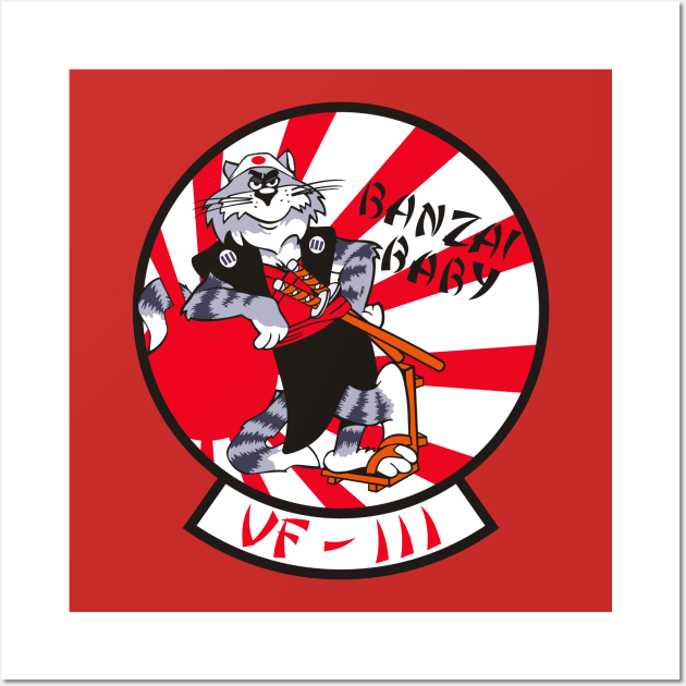 Tomcat VF-111 Sundowners Wall Art by MBK